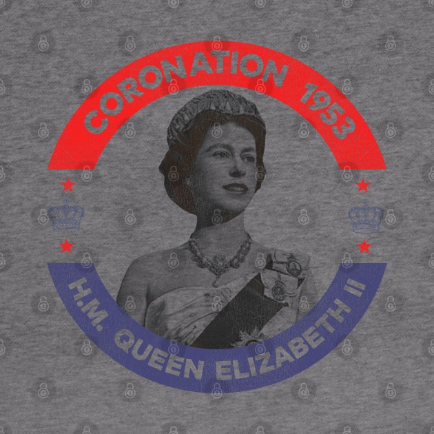 Queen Elizabeth Vintage 1953 Coronation by darklordpug